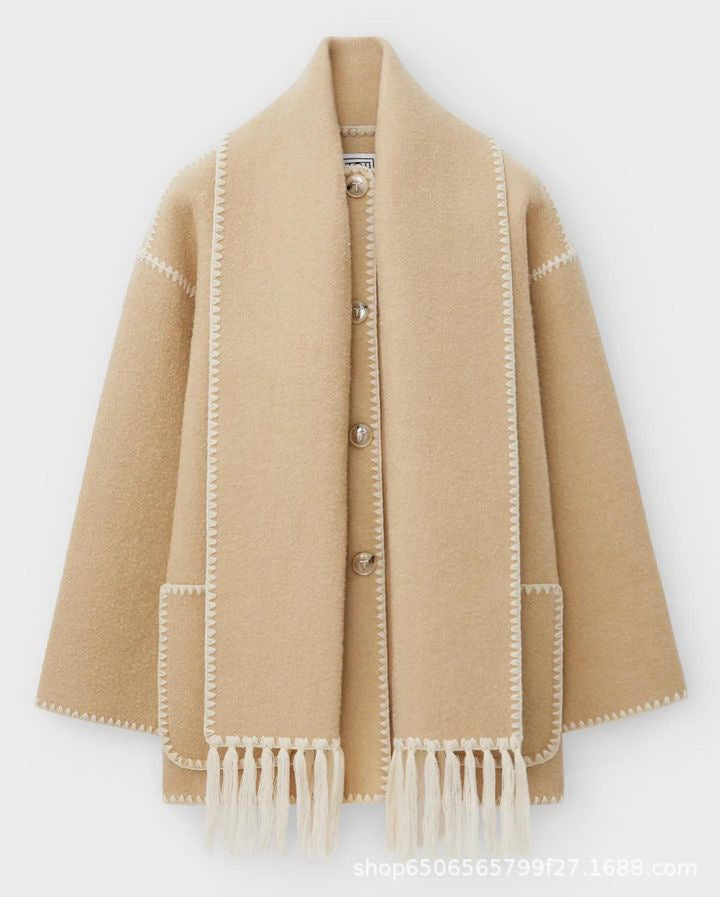Wool Scarf Jacket